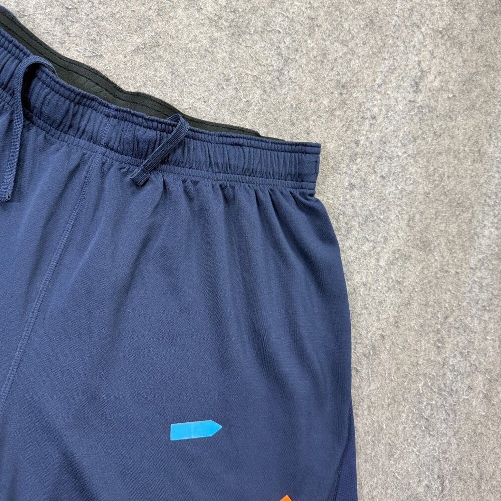 Atlanta Braves Nike Shorts Men M Blue Training 10" Woven Authentic DRI-FIT MLB - Picture 3 of 16